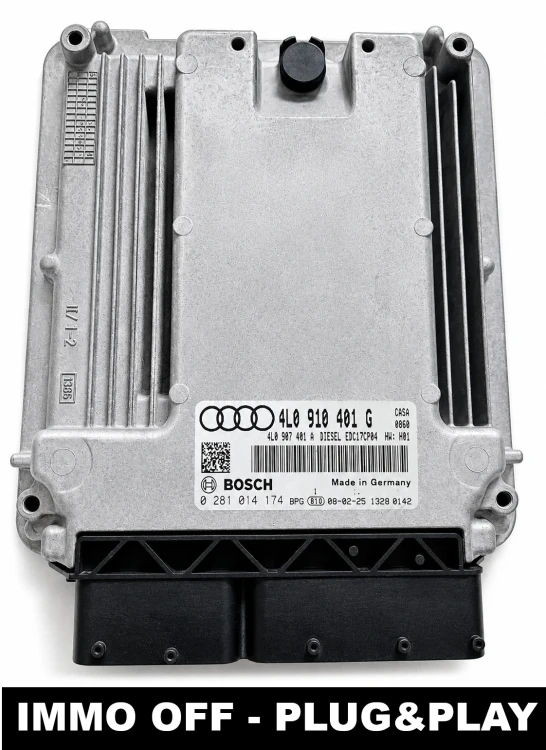 4L0910401G 0281014174 centralina Audi Q7 3.0 TDI – IMMO OFF Plug and Play