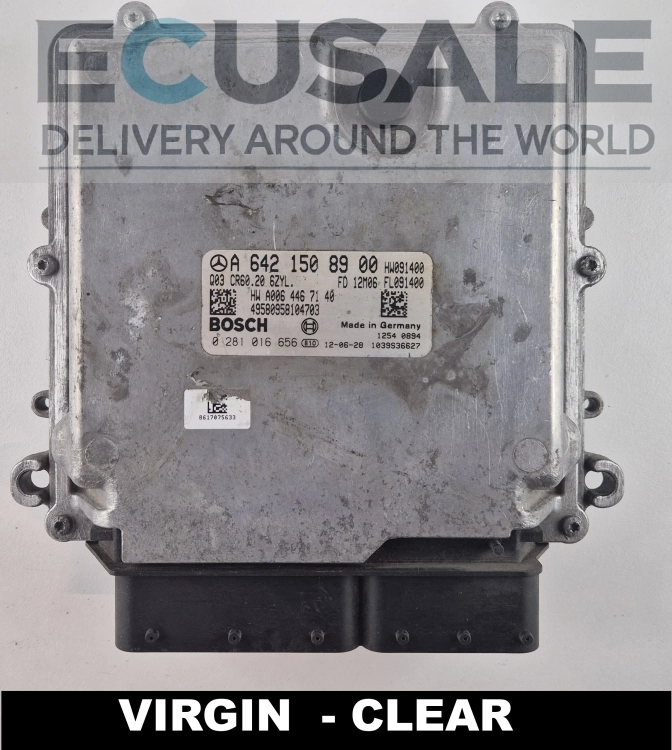 A6421508900 0281016656 Calculateur moteur Mercedes 3.0 CDI OM642 VIRGIN Bosch ECU