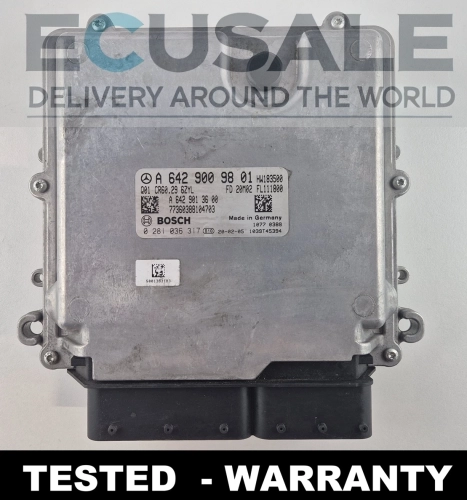 A6429009801 0281036317 Calculateur moteur Mercedes 3.0 CDI OM642 CR6.29 Bosch ECU