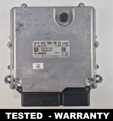 A6429009801 0281036317 centralina motore Mercedes-Benz 3.0 CDI OM642 ML W164 / GL X164 350 BlueTEC / E 350