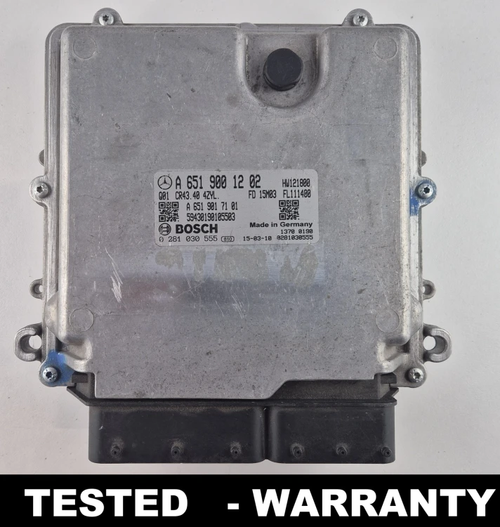 A6519001202 0281030555 sterownik silnika Mercedes-Benz 2.2 CDI OM651 ML W166 250 CDI / GLE 250d