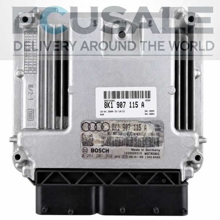 8K1907115A 0261201960 Calculateur moteur Audi A4 B8 1.8 TFSI Bosch MED17.5 ECU