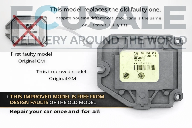 Centralita de motor Opel 09158726 5WK9157 Siemens VDO VIRGIN Astra i Zafira 1.8 Z18XE