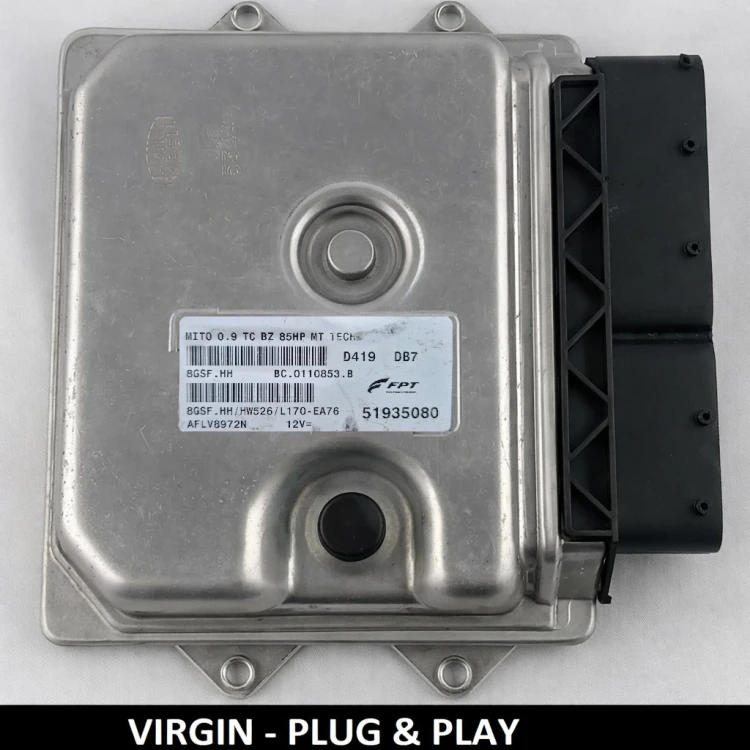 51935080 8GSFHH Centralina do motor VIRGIN Plug and Play Alfa Romeo MiTo 0.9 TwinAir 85KM