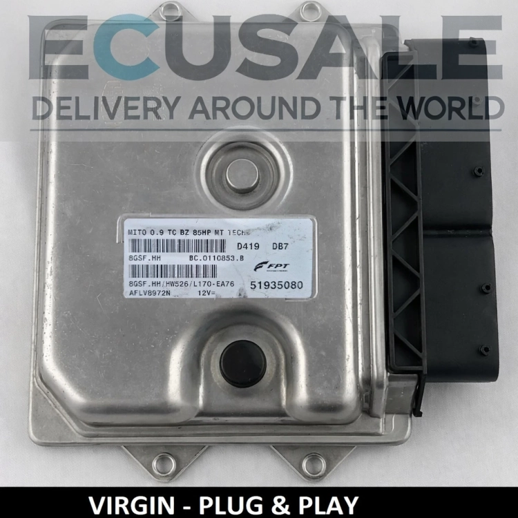 51935080 8GSFHH Centralita de motor VIRGIN Plug &amp;amp;amp; Play Alfa Romeo MiTo 0.9 TwinAir 85KM