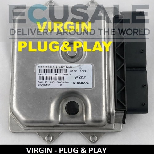 51868976 BC0102067B 8GMF.A7 Calculateur moteur Fiat Grande Punto 1.4 T-Jet 135KM VIRGIN Plug Play