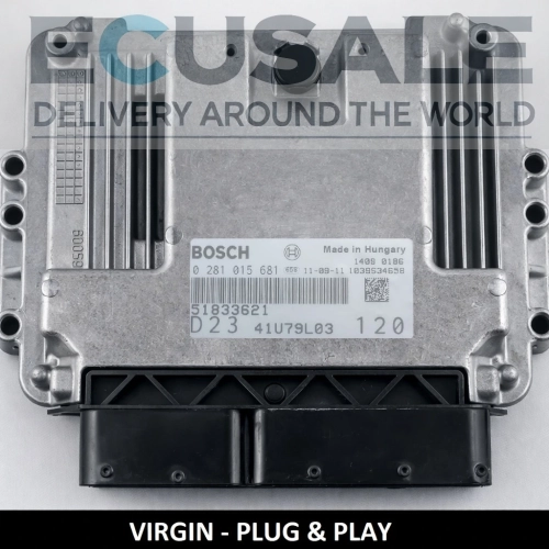 51833621 0281015681 Calculateur moteur Fiat Ducato 2.3 JTD Bosch Virgin Plug and Play