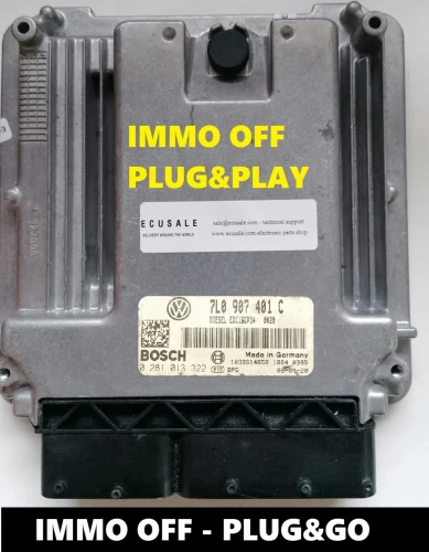 7L0907401C 0281013322 centralina motore Bosch VW Touareg 3.0 TDI