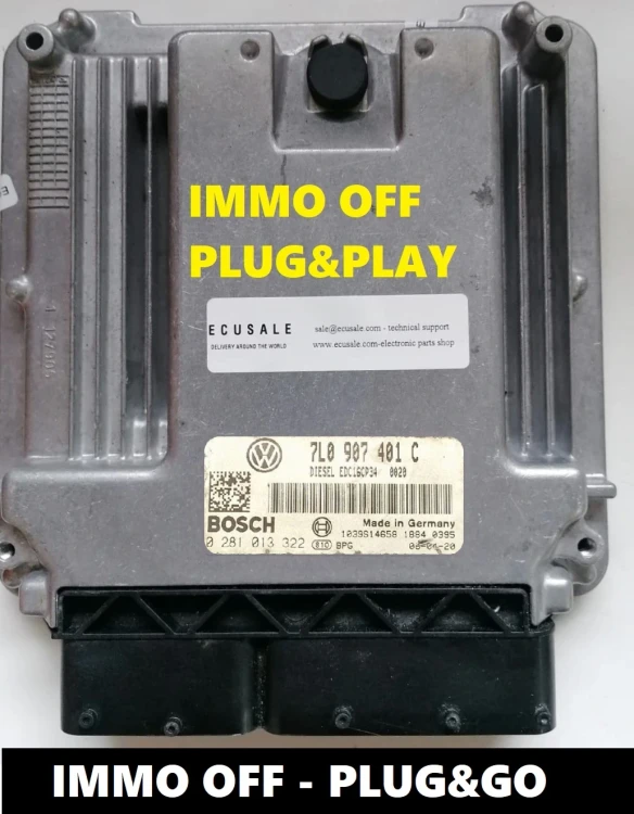 7L0907401C 0281013322 centralina motore Bosch VW Touareg 3.0 TDI