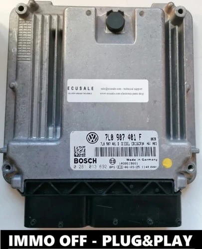 7L0907401F 0281013692 Motorsteuergerät Bosch VW Touareg 3.0 TDI