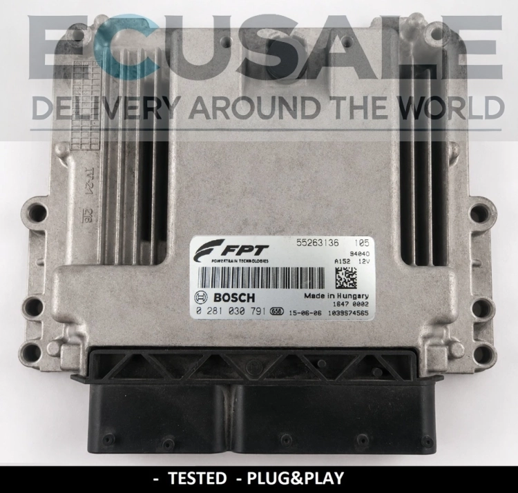 55263136 0281030791 Calculateur moteur Bosch EDC17C49 Alfa Romeo Giulietta 1.6 JTDM VIRGIN Plug &amp;amp;amp; Play