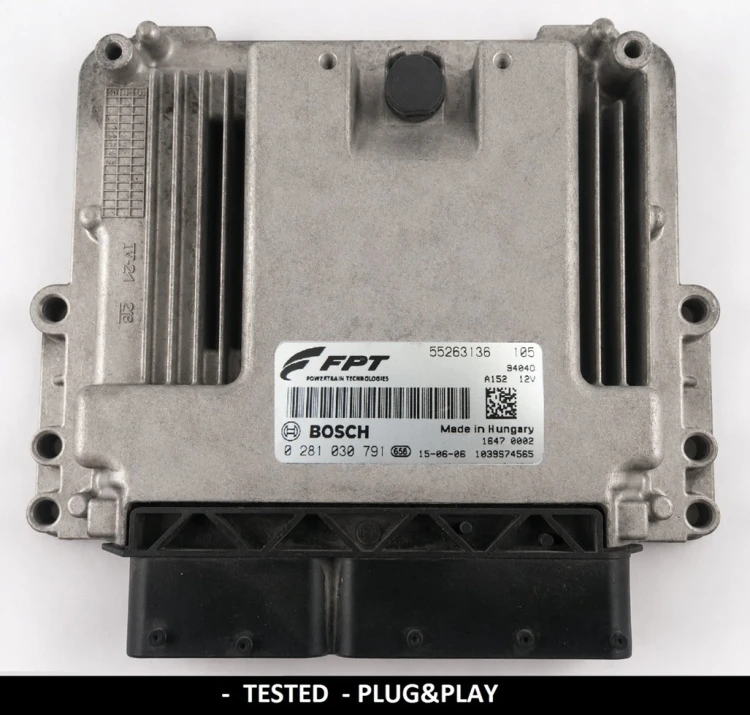 55263136 0281030791 sterownik silnika Bosch EDC17C49 Alfa Romeo Giulietta 1.6 JTDM VIRGIN Plug and Play