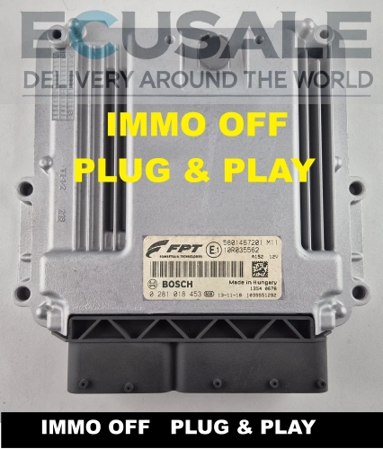0281018453 5801467201 IMMO OFF Calculateur moteur ECU Iveco Daily 3.0 HPI HPT Plug &amp;amp;amp; Play