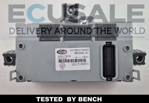 50517813 501890170025 BCM Body Computer Alfa Romeo 159 Magneti Marelli NBC939.91 testé sur banc