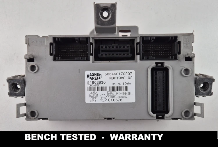 503440170207 51802930 module BCM Body Computer Fiat Bravo II NBC198C.02 Magneti Marelli