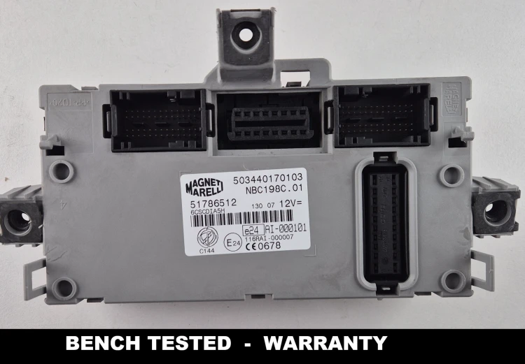 503440170103 51786512 module BCM Body Computer Fiat Bravo II NBC198C.01 Magneti Marelli