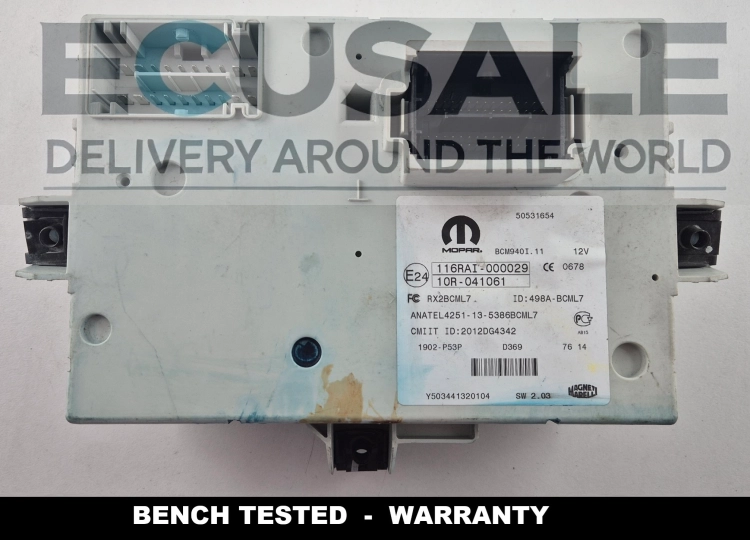 BCM Body Computer 50531654 Alfa Romeo Giulietta BCM940I.11 Mopar Magneti Marelli modul