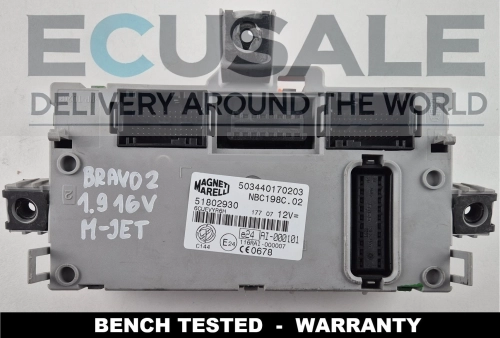 503440170203 51802930 modul BCM Body Computer Fiat Bravo II 1.9 Multijet NBC198C.02 Magneti Marelli