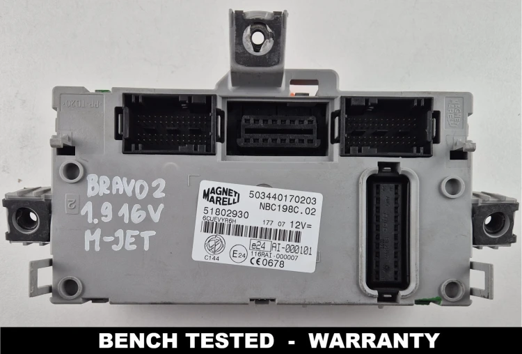 503440170203 51802930 Body Computer BCM Fiat Bravo II