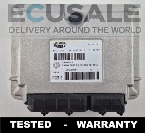 55271242 CFC328F.13 Calculateur TCU transmission boîte Fiat Panda 0.9 TwinAir Dualogic Magneti Marelli