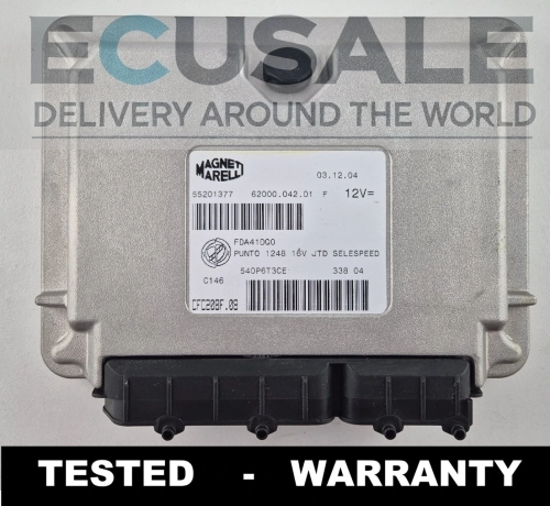 55201377 CFC208F.08 centralina de transmissão TCU Fiat Punto 1.3 JTD Selespeed Magneti Marelli