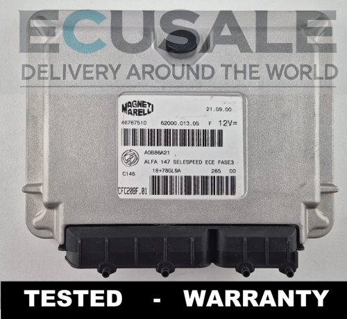 46767510 CFC208F.01 Calculateur TCU transmission boîte Alfa Romeo 147 Selespeed Magneti Marelli