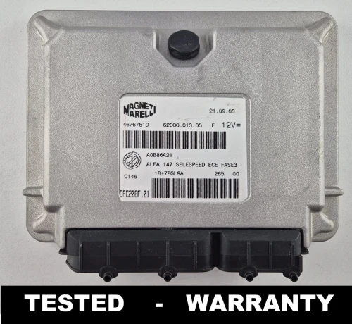 46767510 CFC208F.01 centralina da caixa de velocidades Alfa Romeo 147