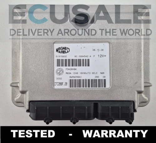 51815932 CFC208F.20 Calculateur TCU transmission boîte Lancia Musa 1.3 JTD Selespeed Magneti Marelli