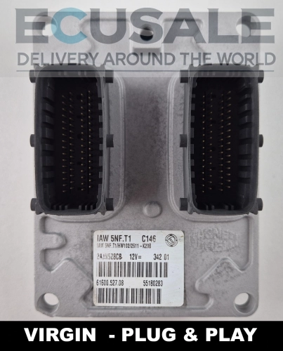 55180283 IAW 5NF.T1 61600.527.08 Calculateur moteur Fiat Stilo 1.6 16V Virgin Plug and Play