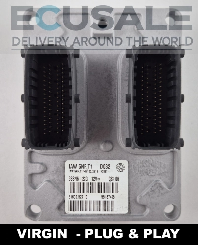 55187475 IAW 5NF.T1 61600.527.10 Calculateur moteur Fiat Stilo 1.6 16V Virgin Plug and Play