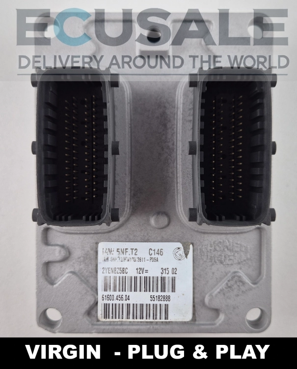 55182888 IAW 5NF.T2 61600.456.04 Calculateur moteur Fiat Stilo 1.6 16V Virgin Plug and Play