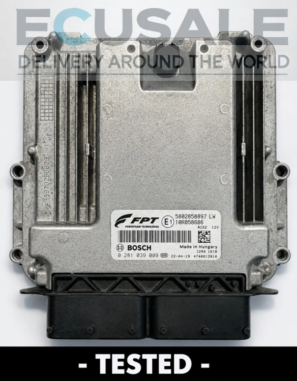 Calculateur moteur 0281039009 5802858897 Iveco Daily 2.3 Diesel Euro 6