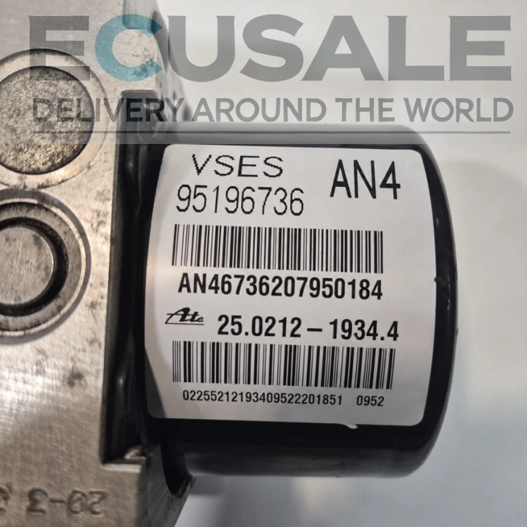 Módulo ABS 95196736 AN4 ATE 25.0212-1934.4 para Captiva Antara testado