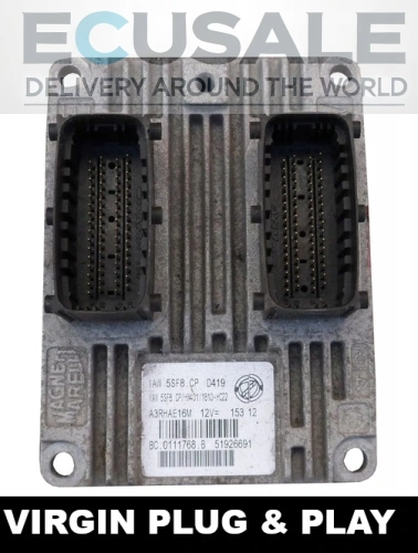 51926691 IAW 5SF8.CP Centralina do motor Fiat Panda 1.2 8V Virgin Plug and Play