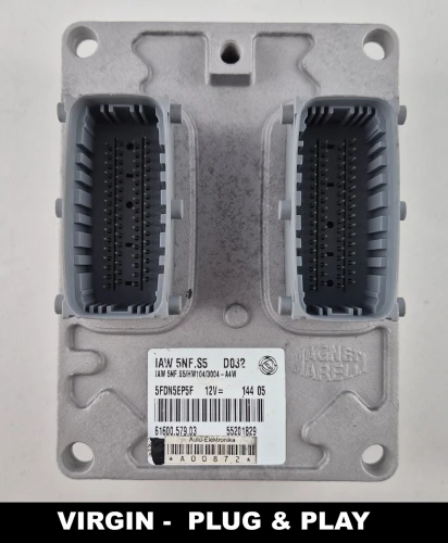 55201829 61600.579.03 IAW 5NF.S5 Centralita de motor Fiat Panda 1.2 8V Virgin Plug &amp;amp;amp; Play