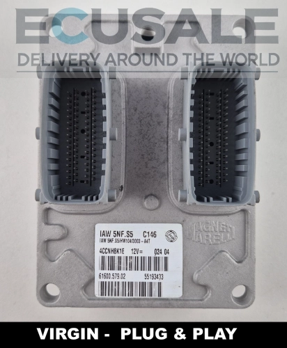 55193433 61600.579.02 IAW 5NF.S5 Calculateur moteur Fiat Panda 1.2 8V Virgin Plug &amp;amp;amp; Play