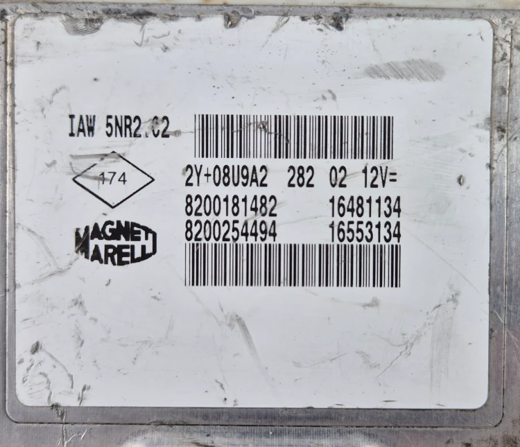 IAW 5NR2.C2 Magneti Marelli komputer silnika Renault Clio 1.2 Plug and Play