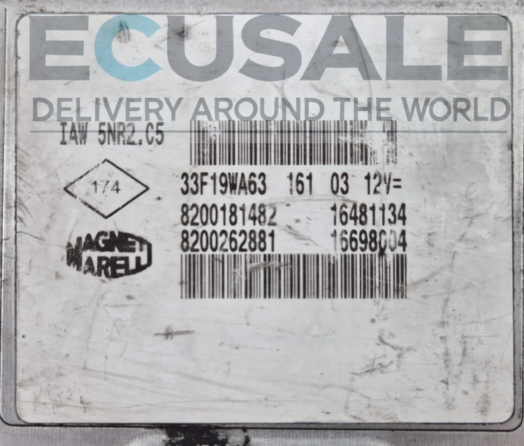 Centralina do motor Renault Kangoo 1.2 16V 8200262881 Magneti Marelli