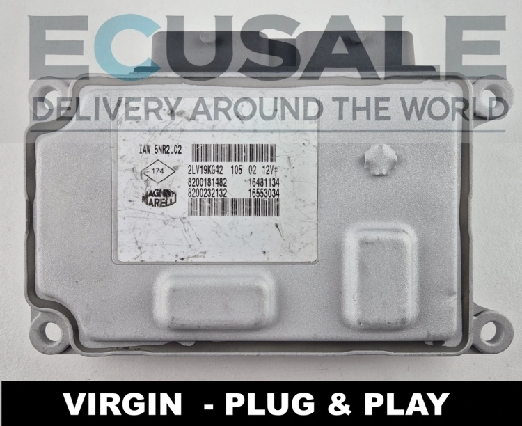 Calculateur moteur 8200232132 Magneti Marelli IAW 5NR2.C2 8200181482 Renault Clio 1.2 16V VIRGIN