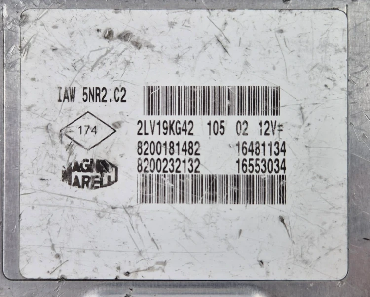 8200232132 Magneti Marelli IAW 5NR2.C2  Sterownik silnika do Renault Clio 1.2 16V VIRGIN