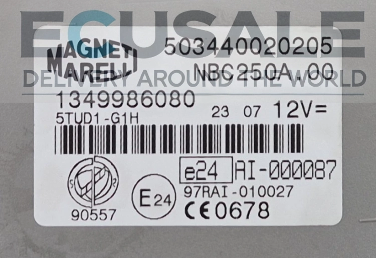 module de contrôle BSI BCM Magneti Marelli 1349986080 503440020205 Fiat Ducato, Peugeot Boxer, Citroën Jumper