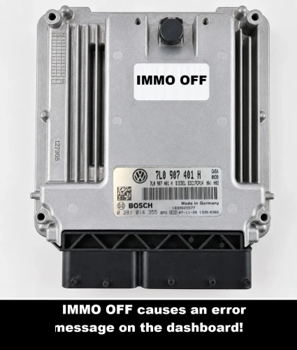 calculateur moteur ECU Bosch EDC17CP14 7L0907401H 0281014355 VW Touareg 3.0 TDI IMMO OFF