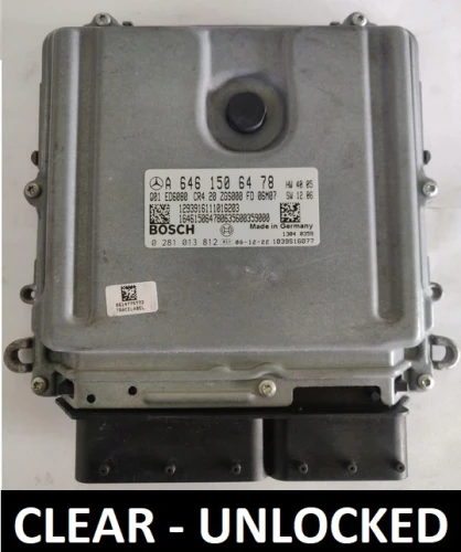 A6461506478 0281013812 centralina motor Mercedes-Benz 2.2 CDI OM646 Virgin Sprinter W906 209 CDI