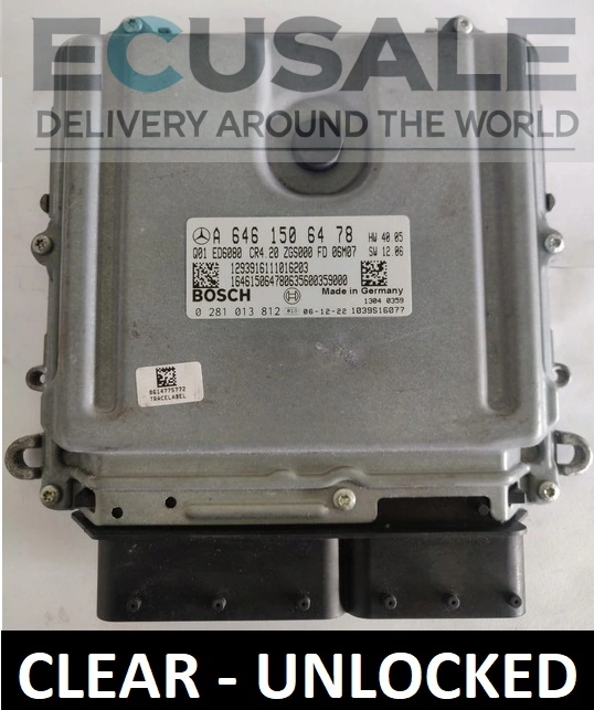 CALCULATEUR MOTEUR MERCEDES A6461506478-0281013812
