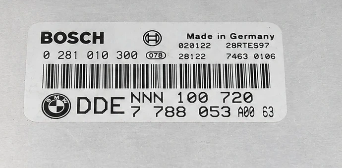 0281010300 BMW DDE 7788053 IMMO OFF Plug &amp;amp;amp; Play calculateur moteur Bosch