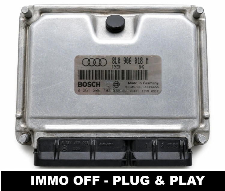 8L0 906 018 M 0261206797 calculateur moteur Bosch Audi TT 8N 1.8T IMMO OFF