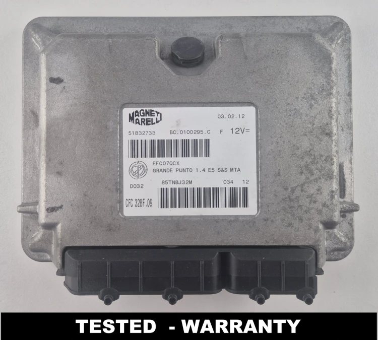 51832733 CFC328F.09 Calculateur TCU transmission boîte Magneti Marelli Fiat Grande Punto 1.4 MTA