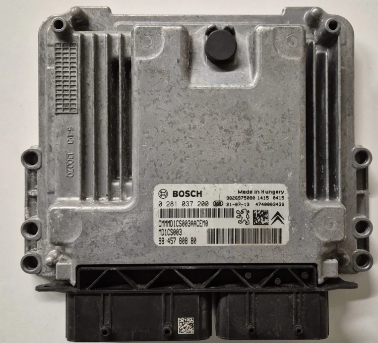0281037200 9845780880 centralita de motor Bosch MD1CS003 Peugeot Citroen Opel 1.5 BlueHDi