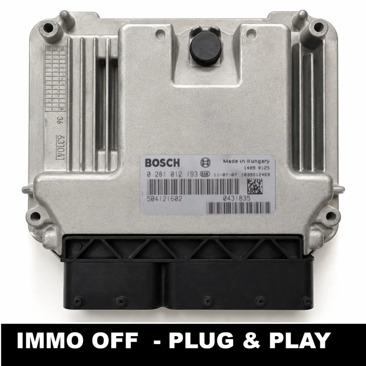 calculateur moteur 0281012193 504121602 IMMO OFF for IVECO Daily 3.0 HPI / 2.3 HPI