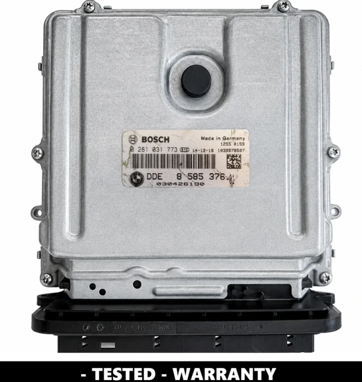 Calculateur moteur Bosch 0281031773 DDE 8585376-01 pour BMW Série 3, Série 4 et Série 5 avec moteur 3.0 diesel